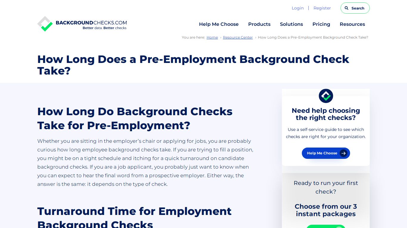 How Long Does a Pre-Employment Background Check Take?